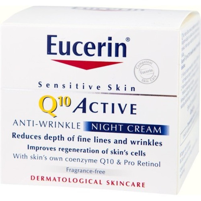 EUCERIN Q10 ACTIVE NOĆNA KREMA ZA OSETLJIVU KOŽU 50ML